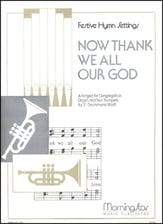 NOW THANK WE ALL OUR GOD TRUMPET DUET WITH ORGAN cover
